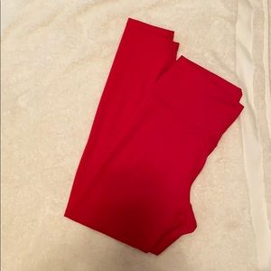 Powerhold Red Leggings